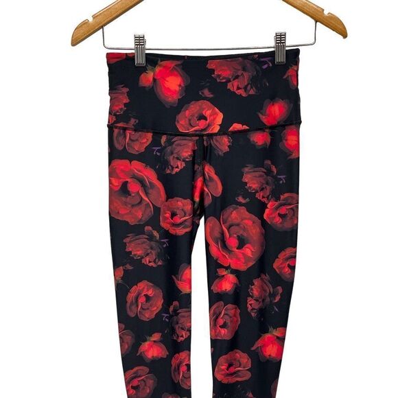 Victoria's Secret Victoria Sport Knockout Rose Print Athletic Ankle Leggings - Picture 7 of 11